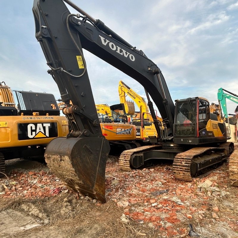 Used original Volvo EC350DL excavator high quality 30 tonnes large machine with core pump motor parts used low price for sale
