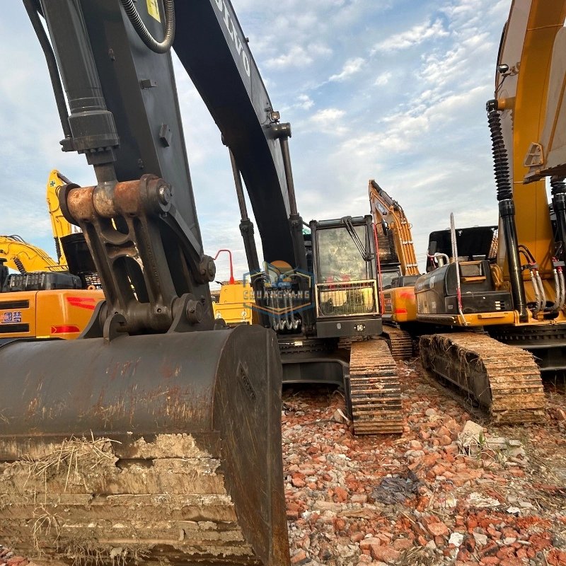 Used original Volvo EC350DL excavator high quality 30 tonnes large machine with core pump motor parts used low price for sale