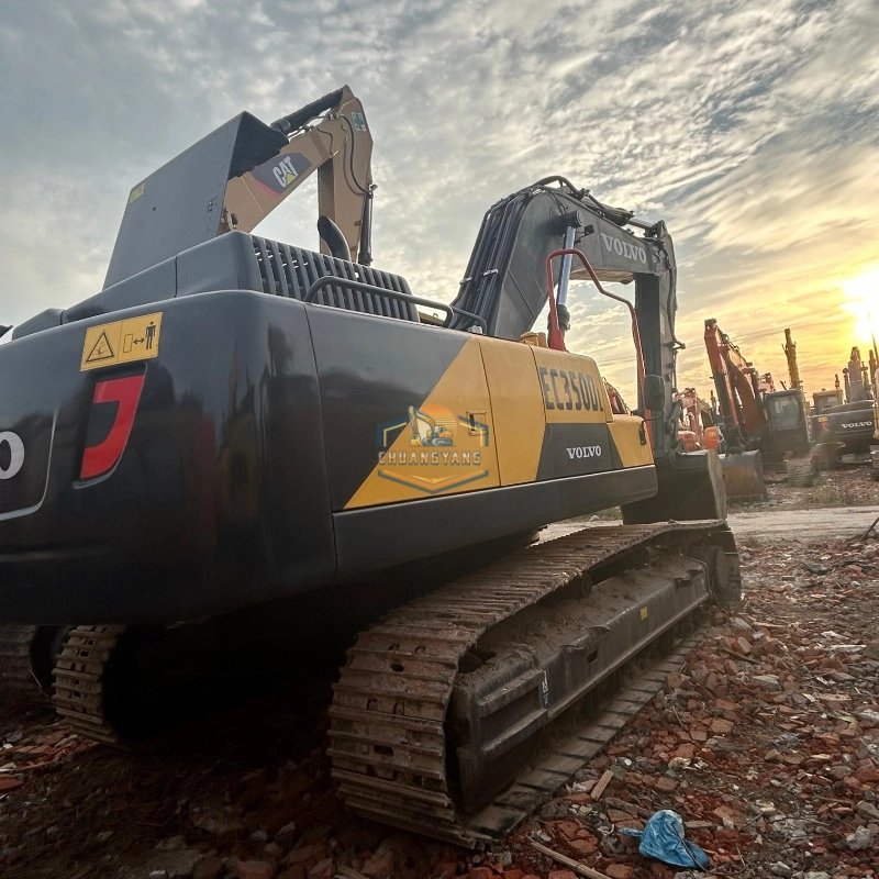 Used original Volvo EC350DL excavator high quality 30 tonnes large machine with core pump motor parts used low price for sale