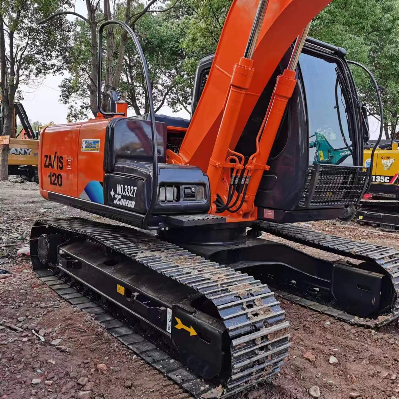Used Construction Machinery Hitachi 12 Tons Small Excavator Used Hitachi Zx120 Backhoe Excavator Zx120 Hitachi Excavator