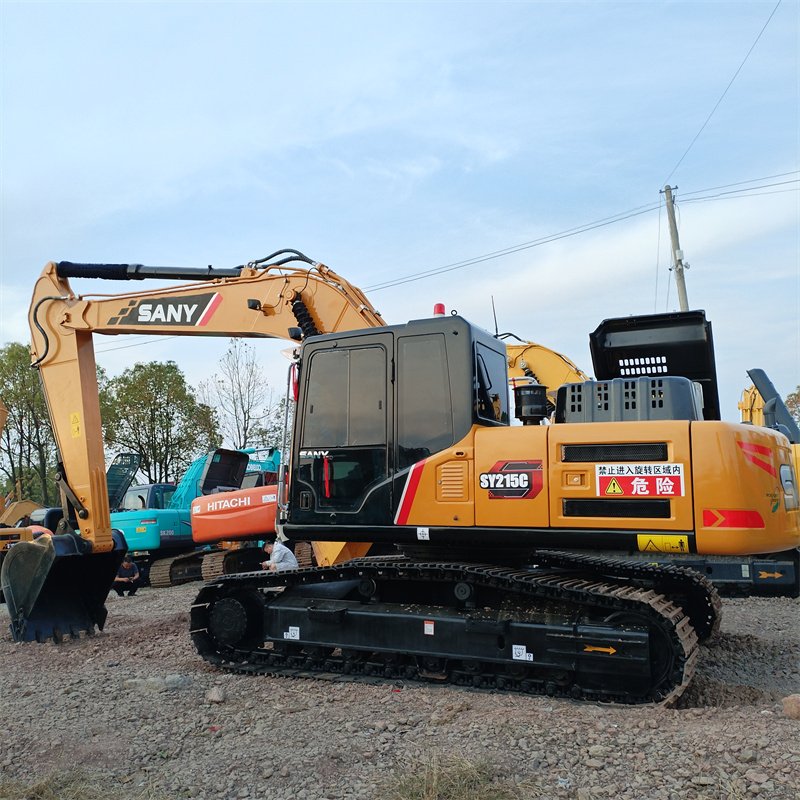 New Arrival Used Sany SY215C Excavator Secondhand Digging Machine Using For Road Work For Sale