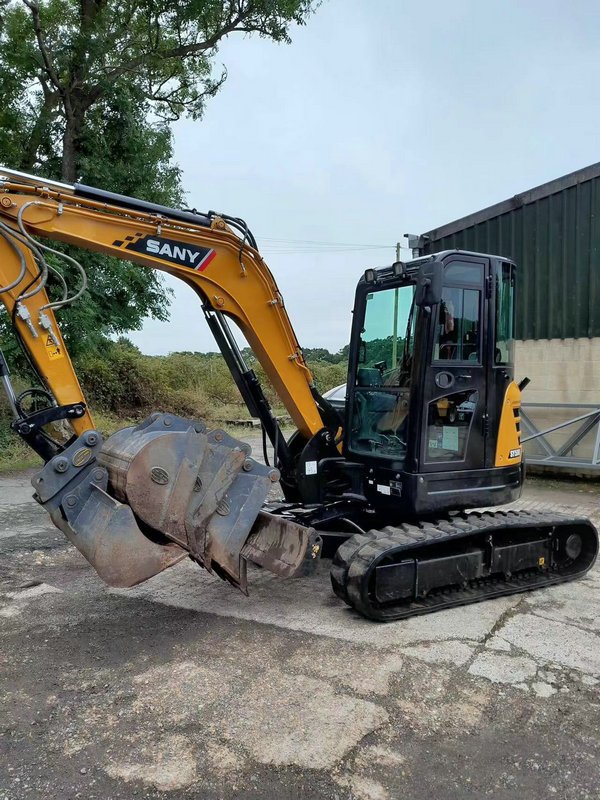 5 ton mini small used SANY SY50C excavator SY50 SY55 SY65 SY70 SY75 6 tons original Chinese 90% new excavadora/digger