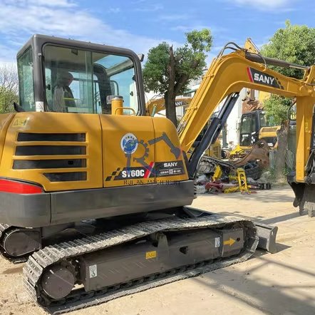 RuiLan Earth Moving Machinery Used Excavator SANY SY60 With Good Working Condition Second Hand Mini Excavator