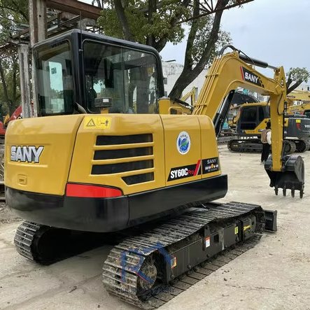 RuiLan Earth Moving Machinery Used Excavator SANY SY60 With Good Working Condition Second Hand Mini Excavator