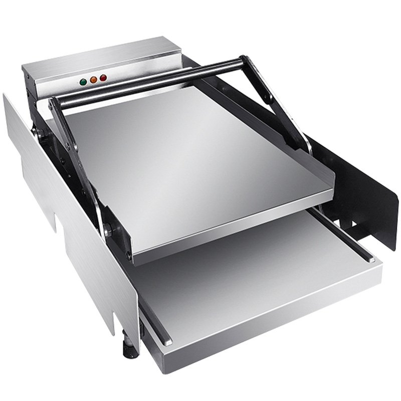 Stainless Steel Burger Bun Toaster Hot Sale Electric Double Layer Hamburger Heating Machine
