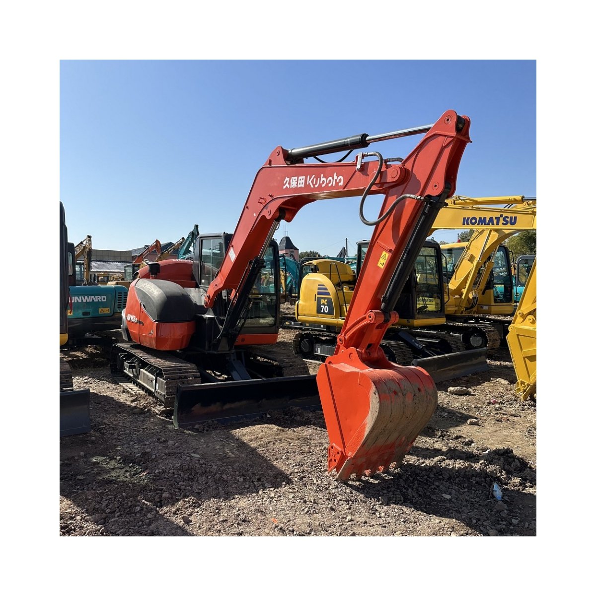 Cheap price 8 tons mini Kubota KX183 KX183-3 hydraulic used excavator construction machinery with free installation