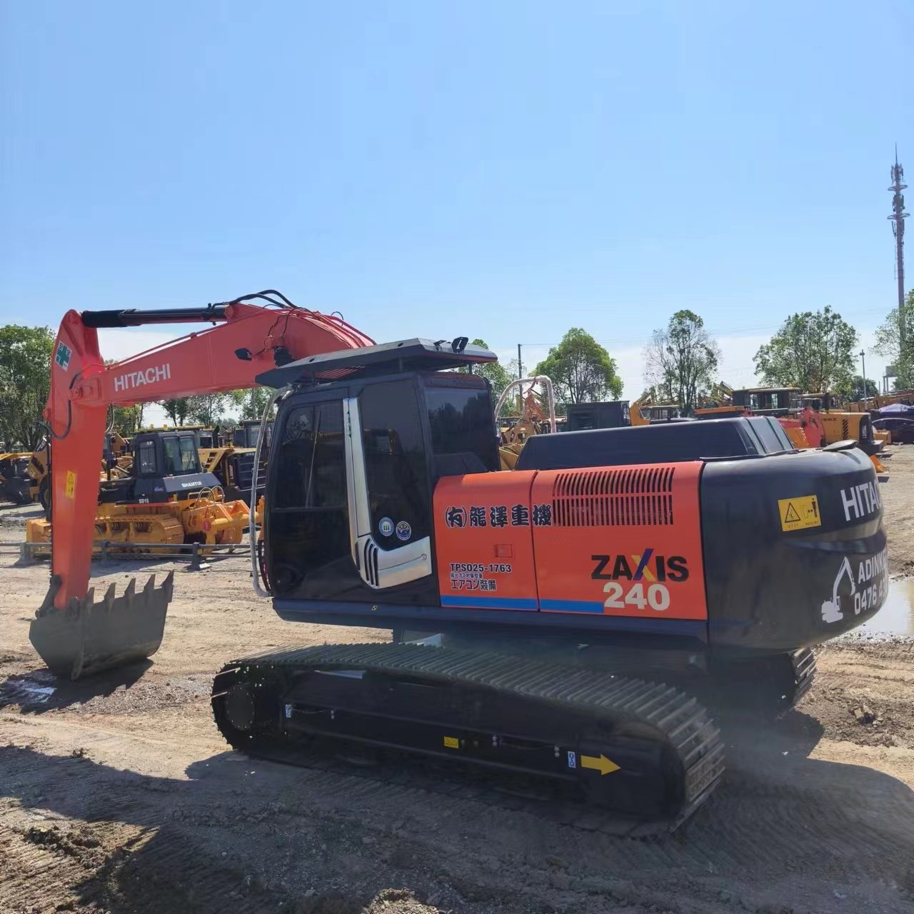 Used Excavator Hitachi ZX240 Japan Earth-moving Machinery Secondhand Hitachi ZX 240 Excavator For Sale