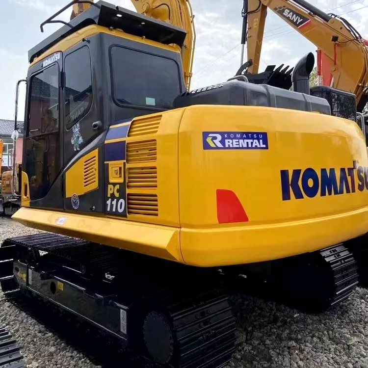 Used Mini Excavator Komats Pc110 small Used Excavators 11 ton earth moving digger construction machinery For Sale