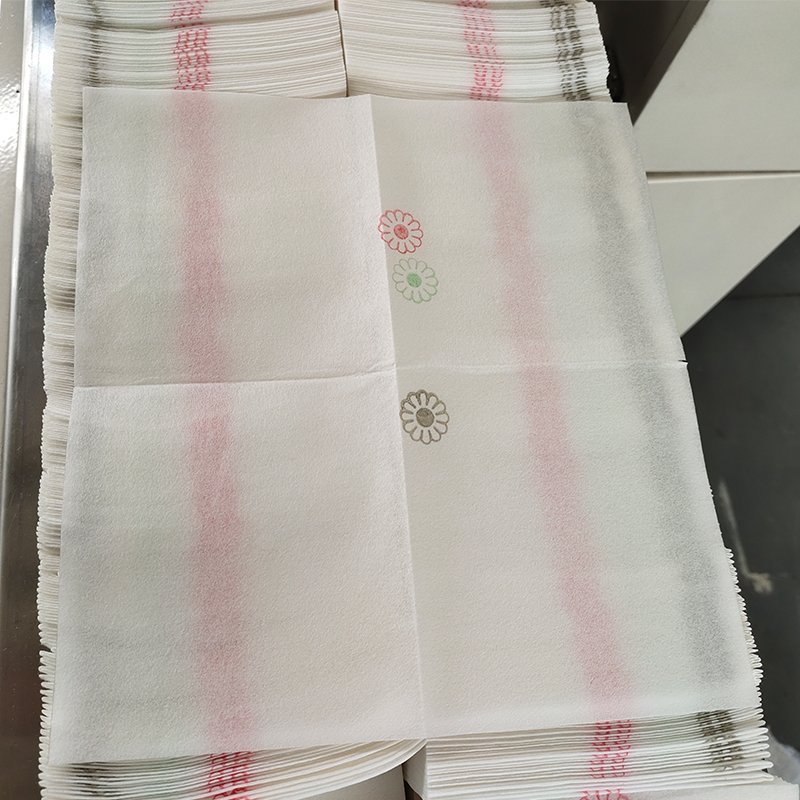 Hot sale full automatic 4 color printing used ladies paper napkin machine prices