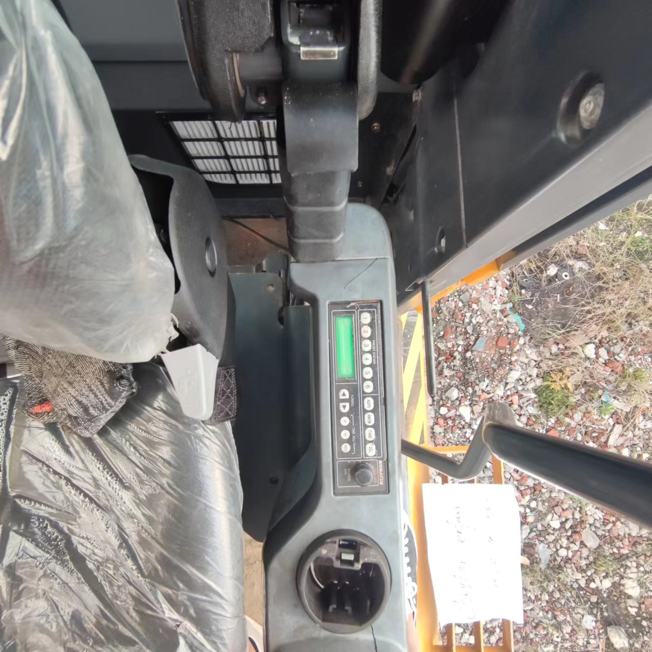 Used excavator parts Komatsu PC450-7 PC400-7 used excavator thumb for sale by owner root rake for sale