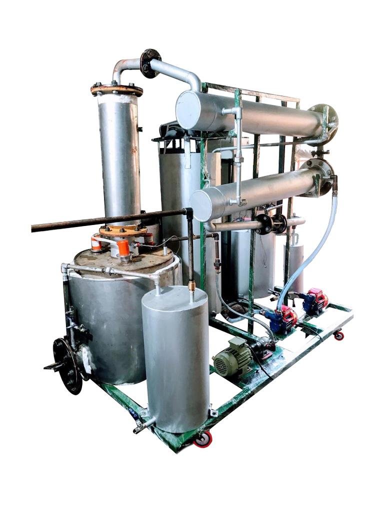 A 600 Lts Per Day Batch Production Machine Waste Oil Etc Fully-automatic Biodiesel Refining Plant Diesel Use Making DIESEL 15 Kw