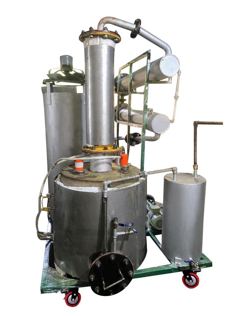 A 600 Lts Per Day Batch Production Machine Waste Oil Etc Fully-automatic Biodiesel Refining Plant Diesel Use Making DIESEL 15 Kw