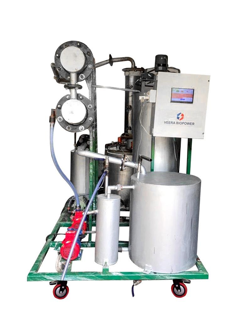 A 600 Lts Per Day Batch Production Machine Waste Oil Etc Fully-automatic Biodiesel Refining Plant Diesel Use Making DIESEL 15 Kw