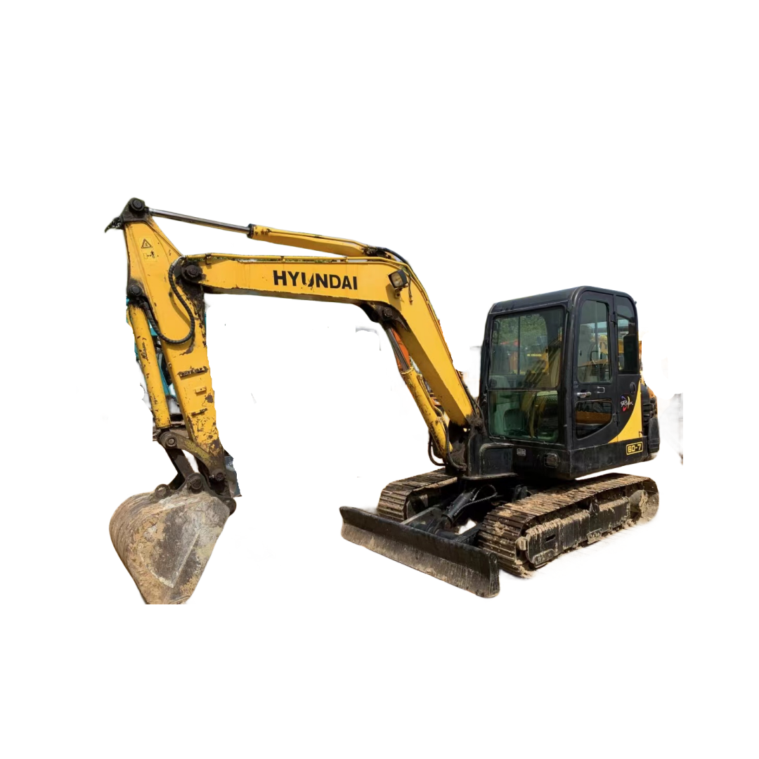 Used Excavator HYUNDAI60-7 Crawler Hook Machine 90% New Small Old Excavator China Construction Machinery Trading Market