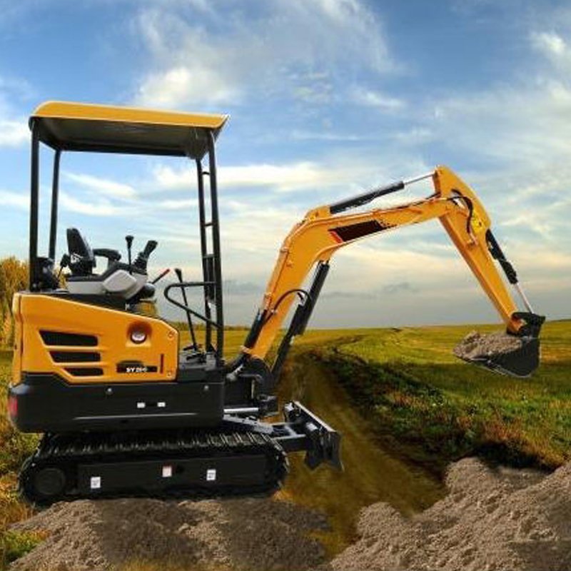 China Small Hydraulic Excavators SY18 Mini Digger 1ton 2 ton 3ton 6ton Cheap Price for Mini Excavator SY18C