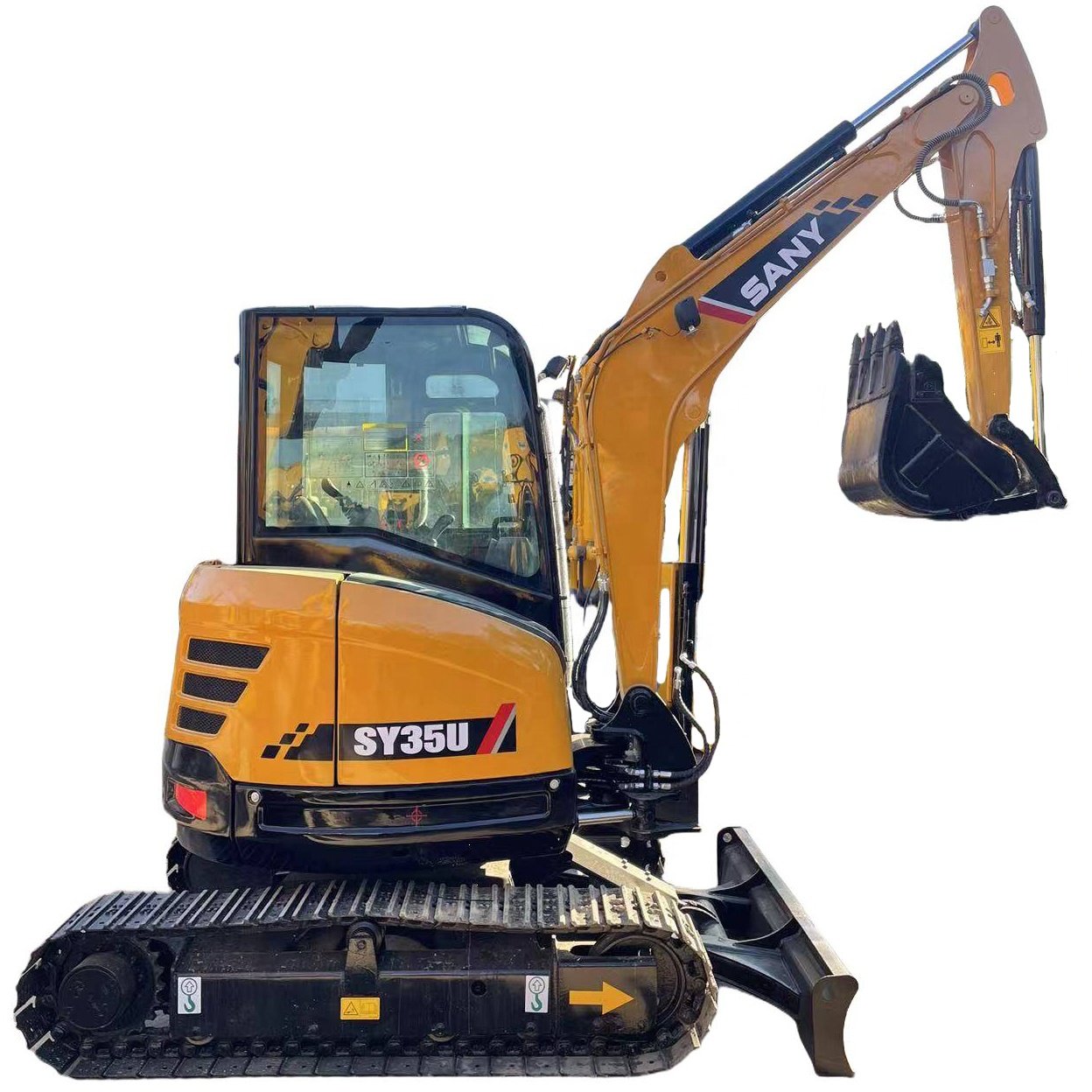 Almost New Sany sy35u Mini Excavator 3.5 ton Chinese Mini Excavators Sany SY35 SY 35 35U Used Small Micro Digger Machine