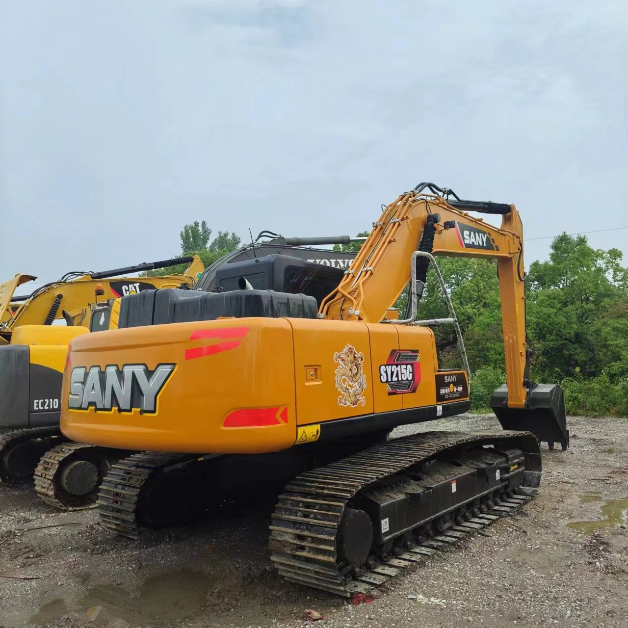 Used Engineering Construction Machinery Sany Crawler Excavator Sy215c Used Sany Sy 215 Excavator