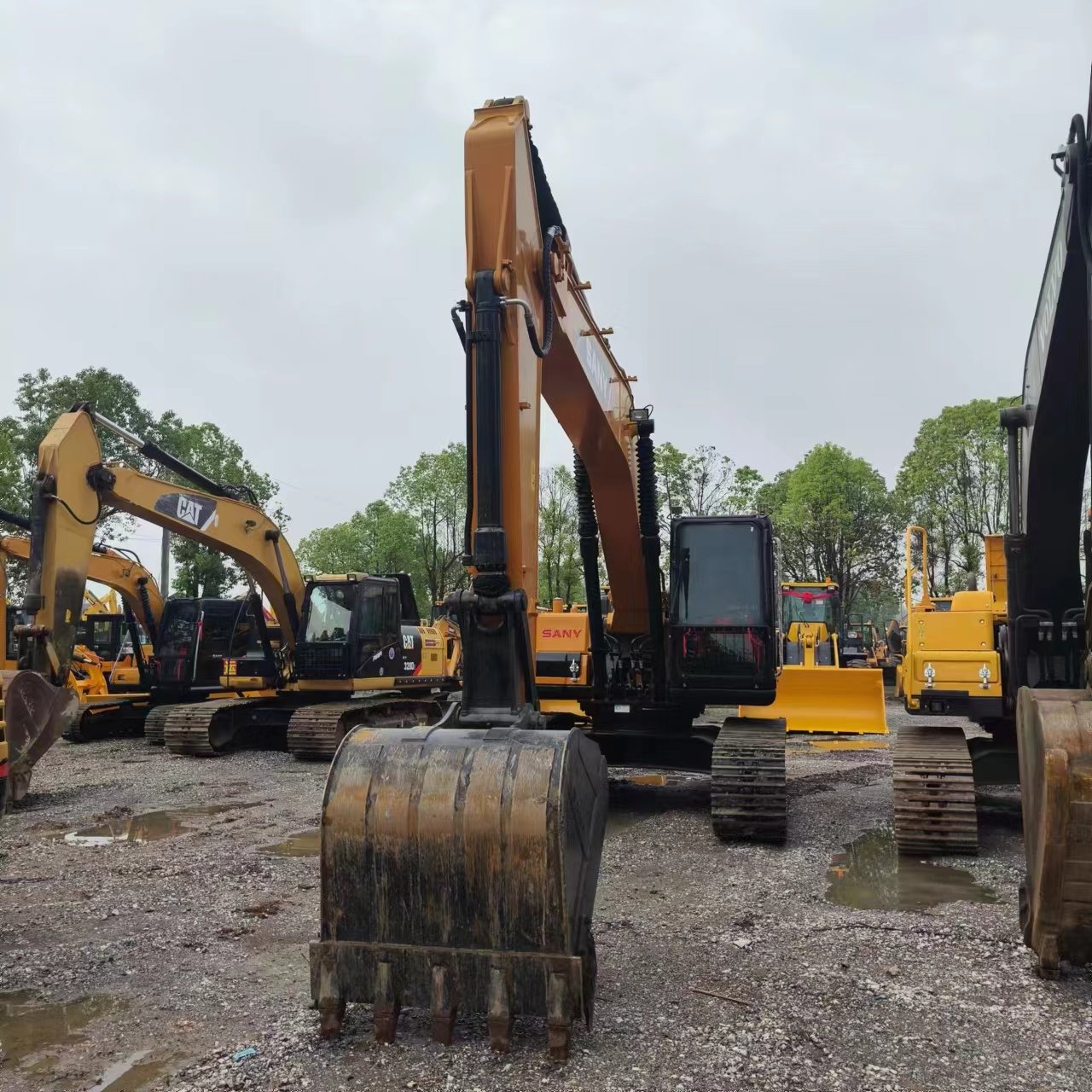 Used Engineering Construction Machinery Sany Crawler Excavator Sy215c Used Sany Sy 215 Excavator