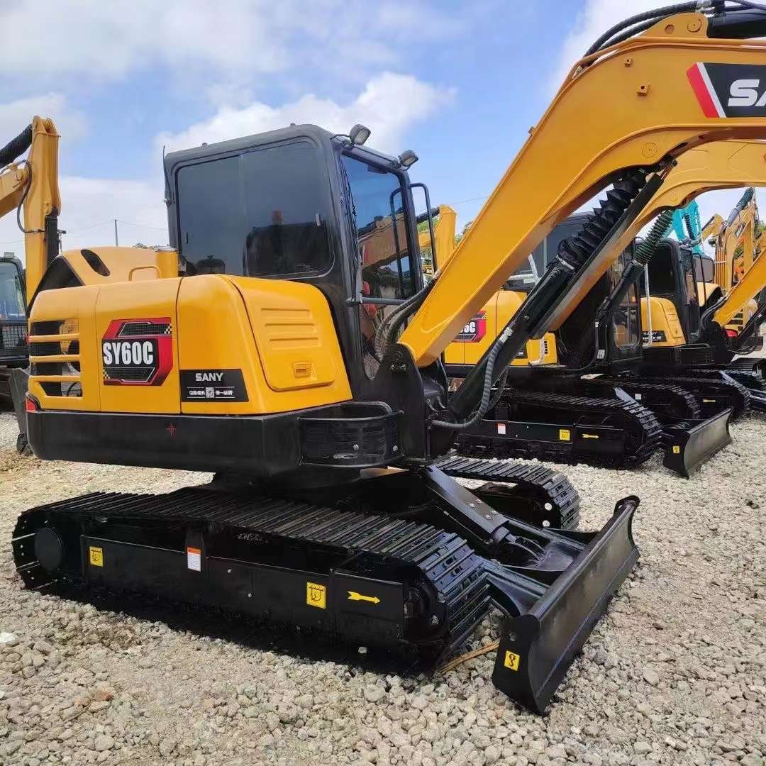 Sany 60C Used Engineering Construction Machine 6 Ton High-Performance Small Sized Amphibious Crawler Excavator