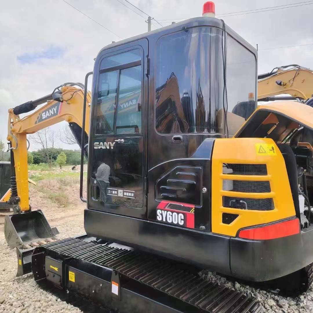Sany 60C Used Engineering Construction Machine 6 Ton High-Performance Small Sized Amphibious Crawler Excavator