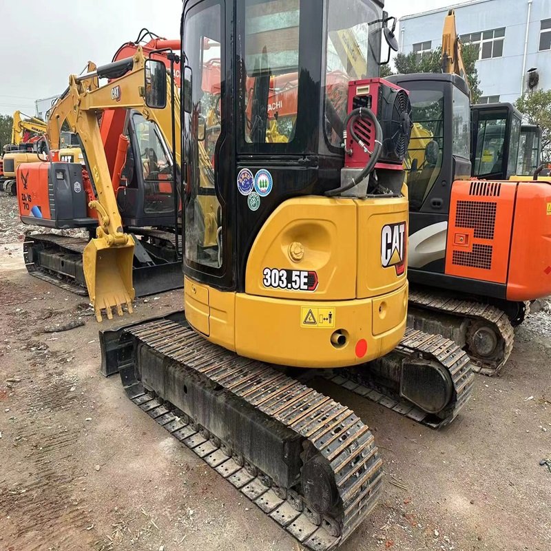 Used 3.5 Ton Excavator Catr 303.5e Cr Secondhand Mini Excavator Catr 303.5 305.5 307.5 305 307 Construction Machine Hot in Stock