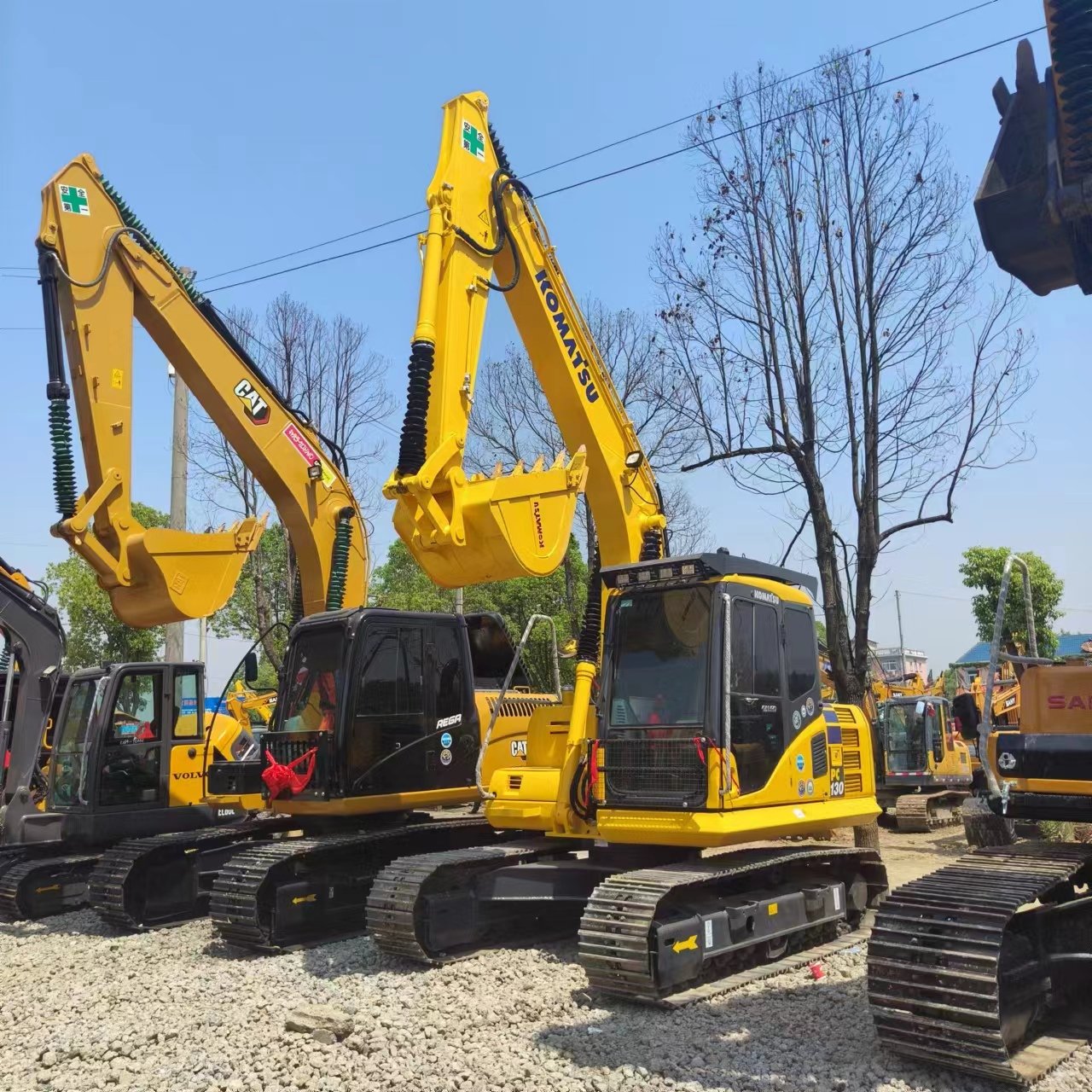 Used Japan Original KOMATSU PC130 Crawler Excavator 13Tons for Construction Machinery for sale
