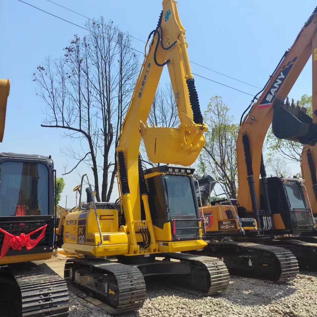 Used Japan Original KOMATSU PC130 Crawler Excavator 13Tons for Construction Machinery for sale