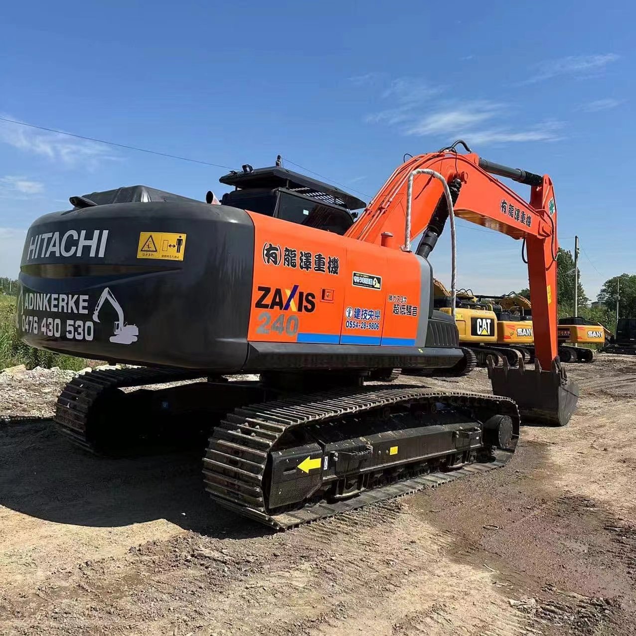 2023 Year Used Digger HITACHI ZX240 Construction Machinery 23 Ton Construction Big Digger Used HITACHI ZX240 Cheap Excavator JP