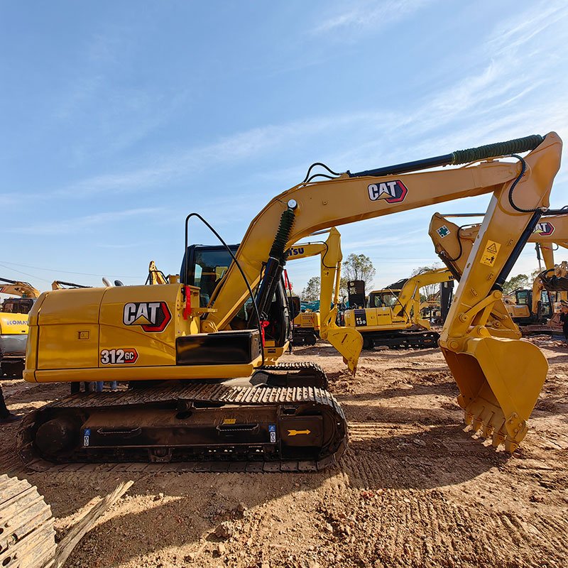 Caterpillar Cat 312 312D used excavator second hand Cat312 313 315 imported tracked earth moving digger construction machinery