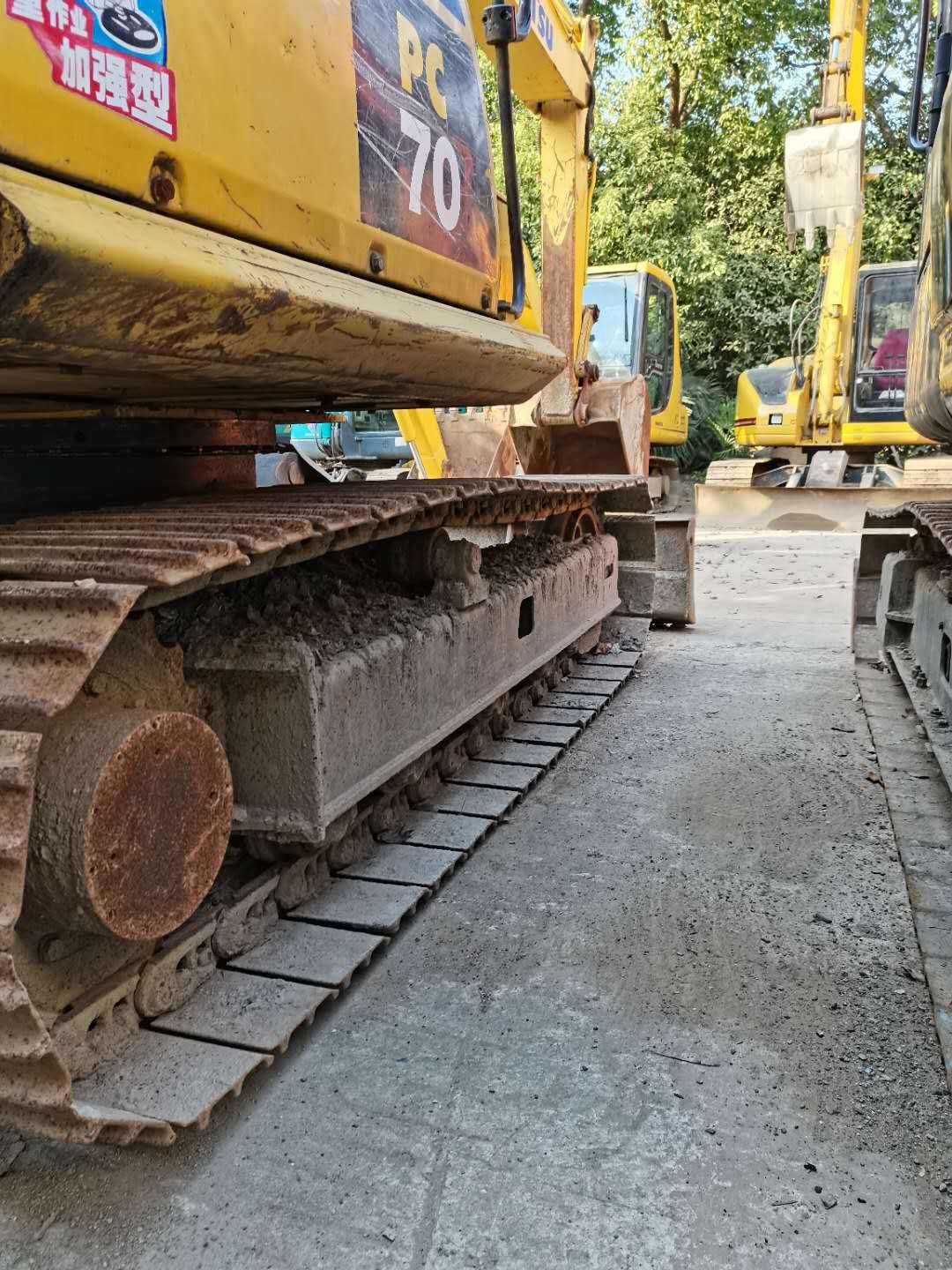 Excavator used Engineering construction machinery pc70 on sell