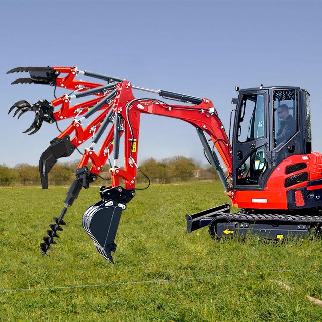 New China Cheap Digger machine Price EPA Diesel Engine 3.5ton 3ton 2.5ton Mini Crawler Excavator For Sale