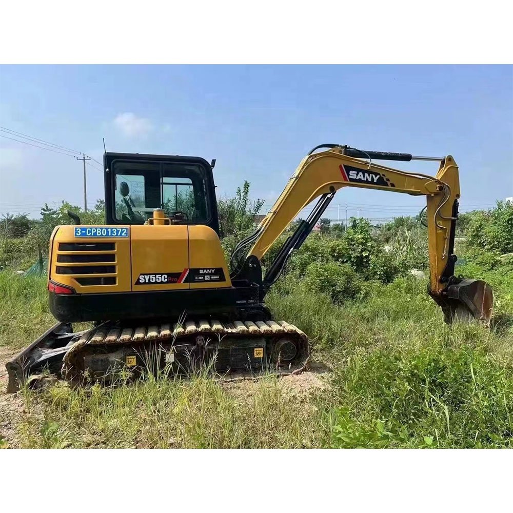 cheap used excavator machine sany 5 ton mini digger sy55 china crawler excavator sany excavator mini used