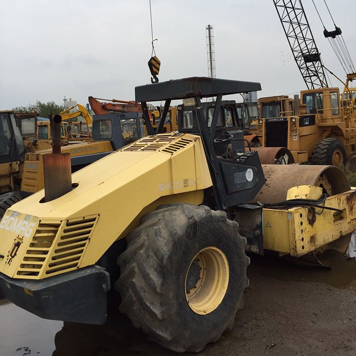 Bomag BW225D-3 road roller, Germany road construction machine b225 compactor roller, 25ton single drum roller
