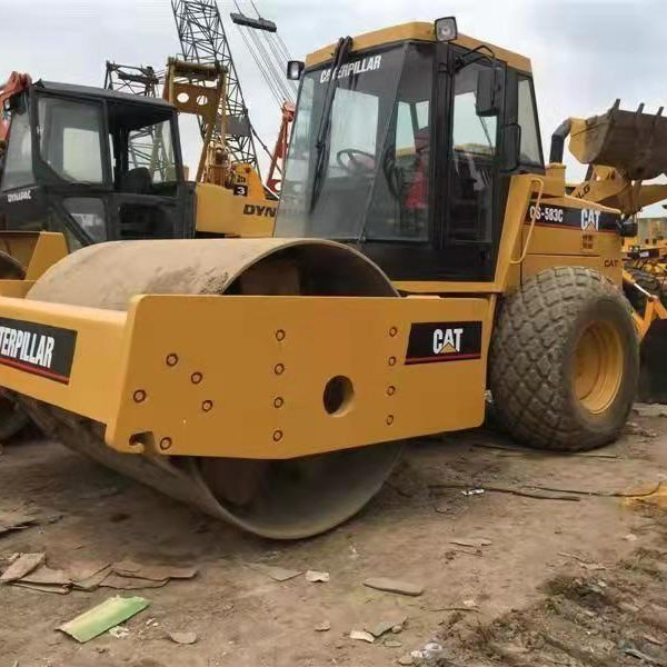 Original used Caterpillar road roller 583c,Cat cs583c compactor machine