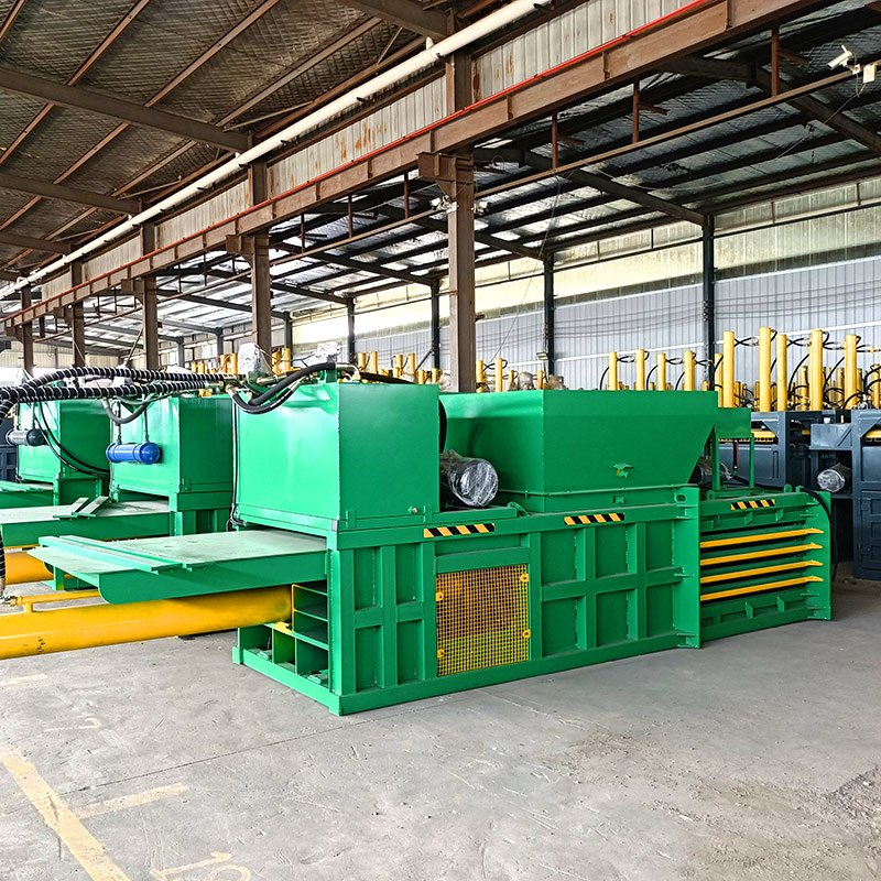Scrap Baling Machine Horizontal Intelligent Living Garbage Recycling Machine Baling Press Machine