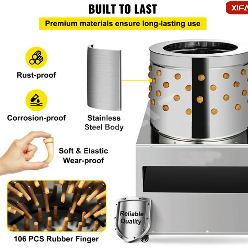 Best Price Industrial Feathery Chicken Plucker Home Used, Commercial Defeathering Machine Chicken Plucker Price