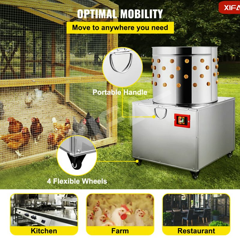 Best Price Industrial Feathery Chicken Plucker Home Used, Commercial Defeathering Machine Chicken Plucker Price