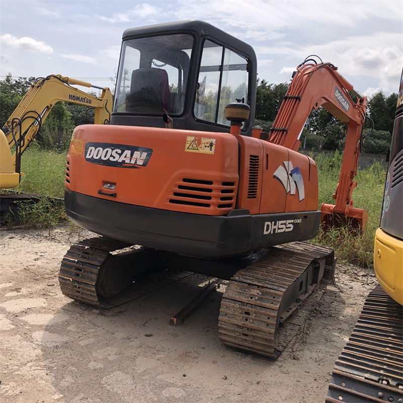 Used Construction Machine Heavy Duty Dh55 Used Doosan Excavator 6 Ton Doosan 55 Excavator