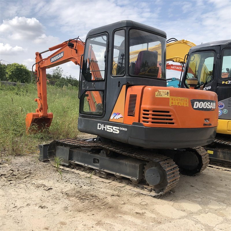 Used Construction Machine Heavy Duty Dh55 Used Doosan Excavator 6 Ton Doosan 55 Excavator