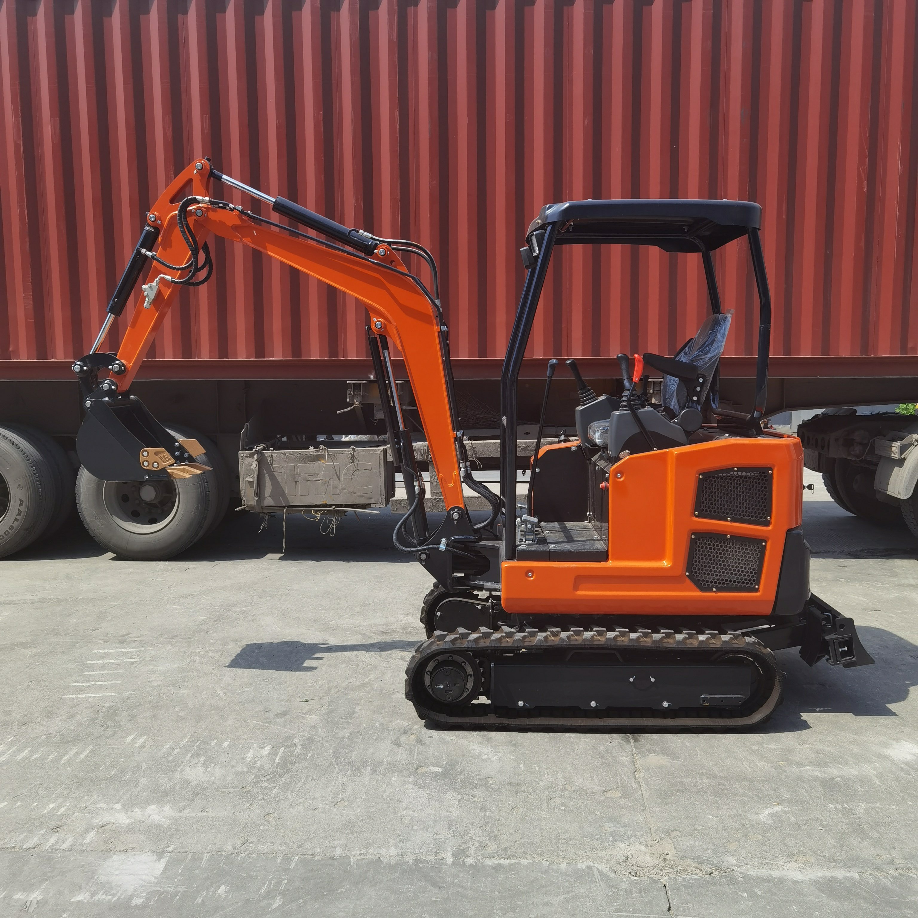 China 2024 Ce Epa Mini Hydraulic Excavators Small Excavators 2 Ton small digger Cheap Price For Agricultural Excavator bucket