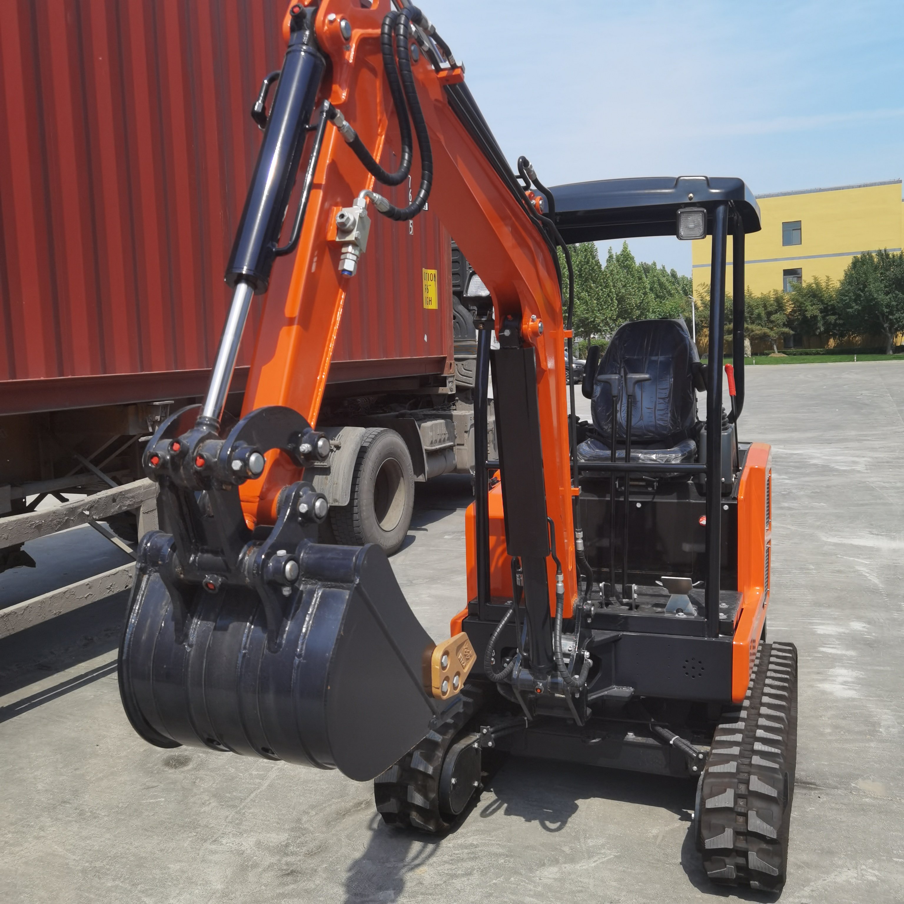 China 2024 Ce Epa Mini Hydraulic Excavators Small Excavators 2 Ton small digger Cheap Price For Agricultural Excavator bucket
