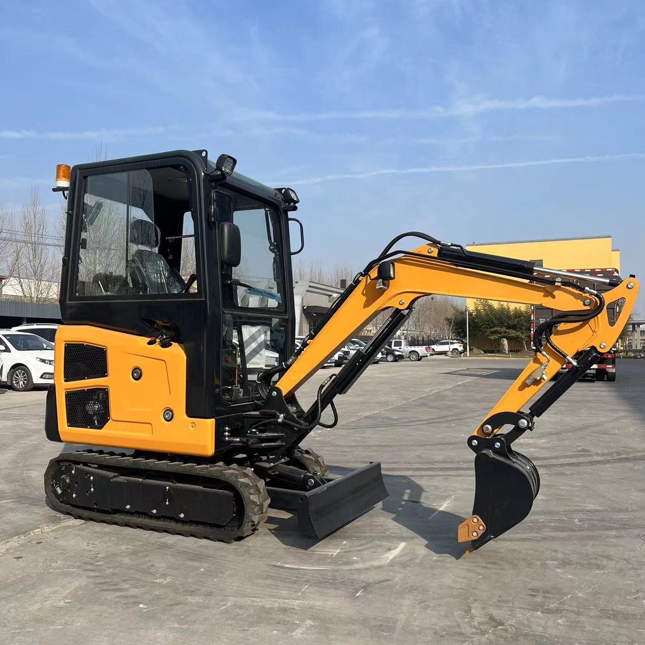China 2024 Ce Epa Mini Hydraulic Excavators Small Excavators 2 Ton small digger Cheap Price For Agricultural Excavator bucket