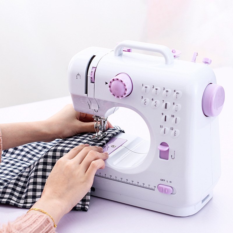 Hot Sales 505 Core Motor Mini Electric Household Sewing Machine Factory Price Various Embroidery Patterns Used Industrial New