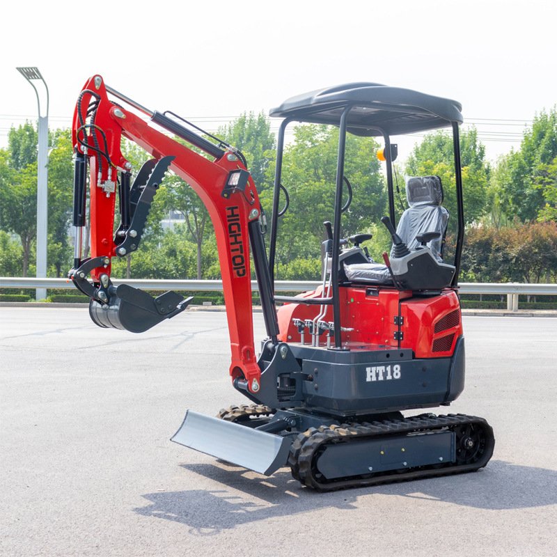 Rugged 1.8 ton HT18 mini crawler excavator with very high digging efficiency use HT18 model excavator with cheap prices