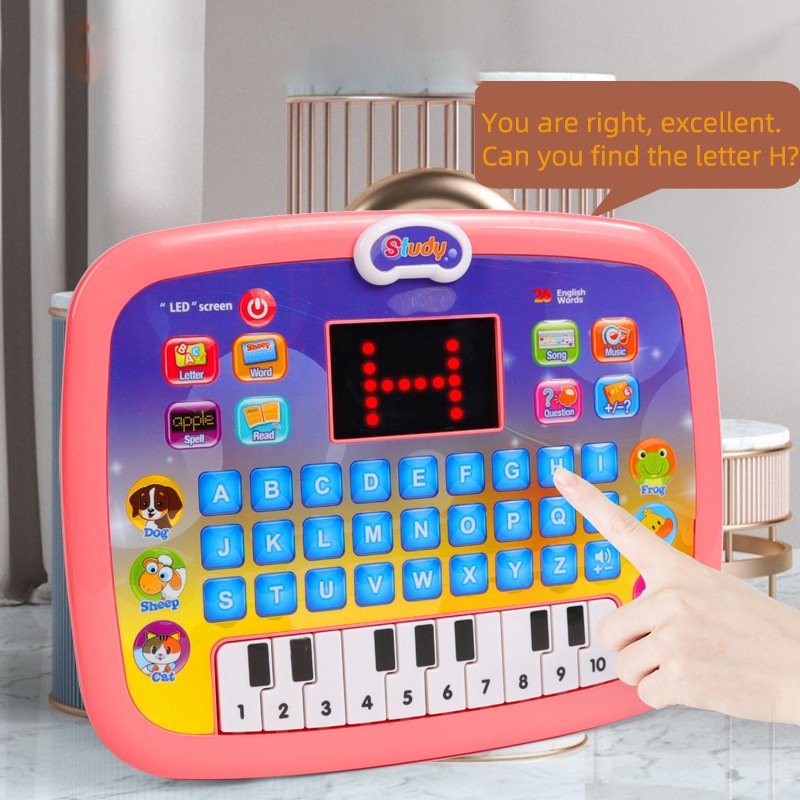 New LED machine English tablet toy funny learn education used learning toys for kids early educational