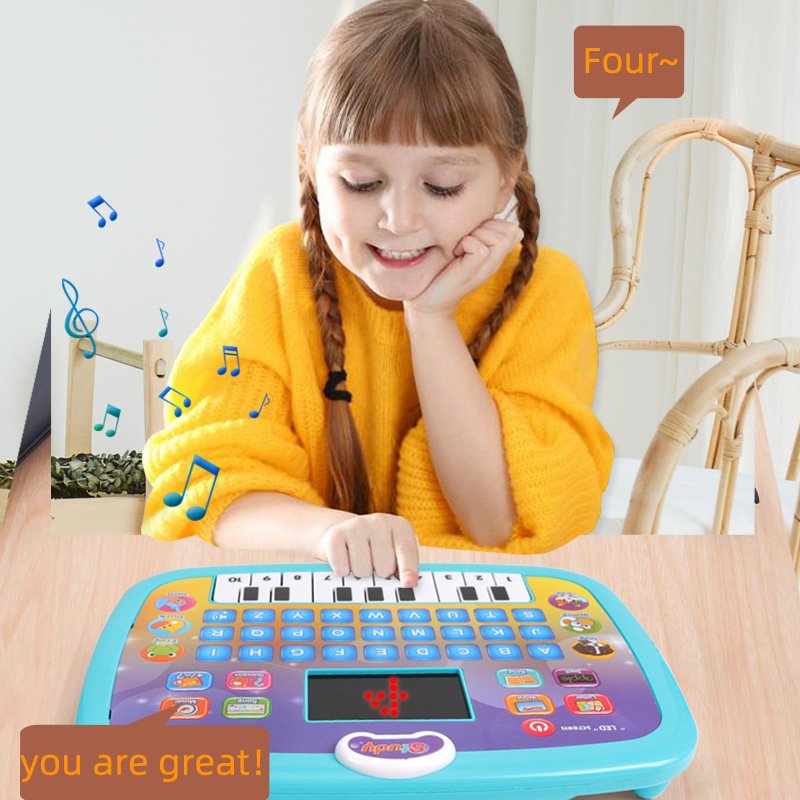 New LED machine English tablet toy funny learn education used learning toys for kids early educational