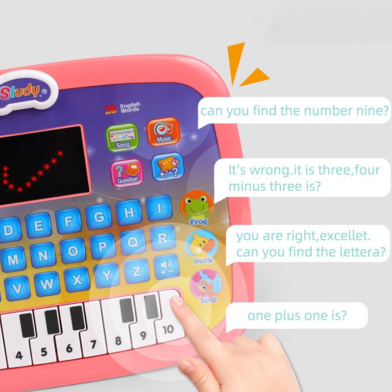 New LED machine English tablet toy funny learn education used learning toys for kids early educational