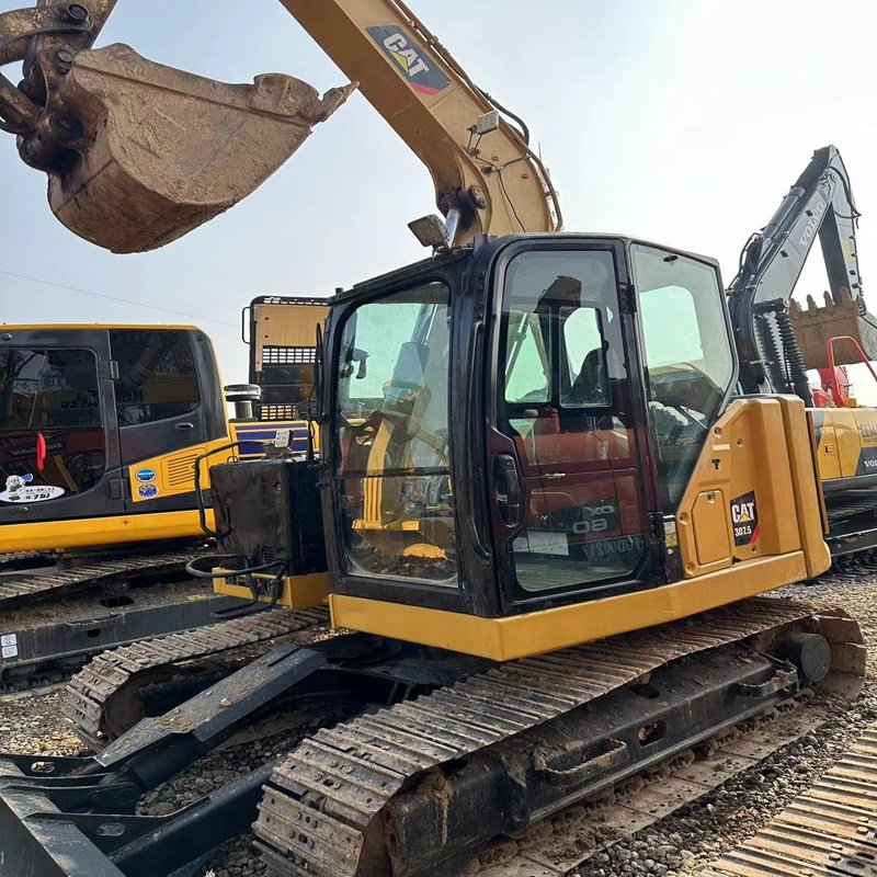 8 Ton used excavator CAT 307.5 303.5E 305.5E 303C 306E 307E secondhand construction machinery original Japan for sale