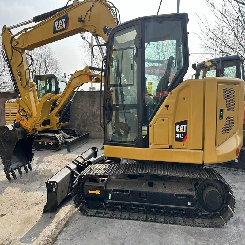 8 Ton used excavator CAT 307.5 303.5E 305.5E 303C 306E 307E secondhand construction machinery original Japan for sale