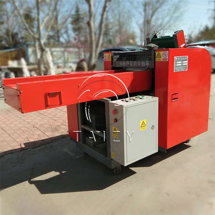 Industrial recycled waste cloth fiber crusher textile products shredder fiber cutting machine